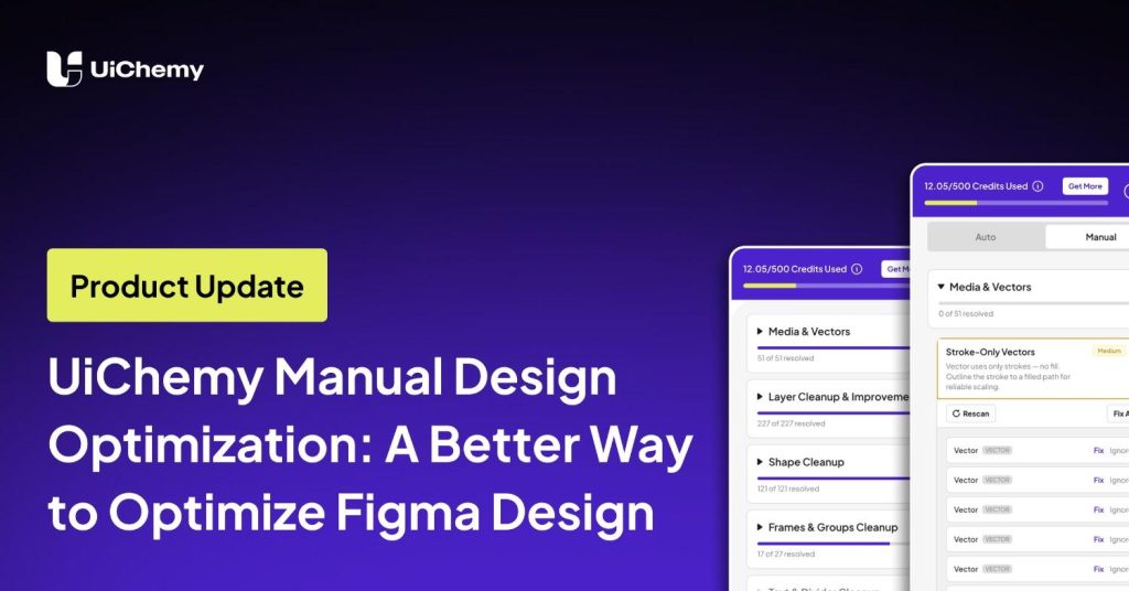 UiChemy Manual Design Optimization: A Better Way to Optimize Figma Design